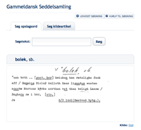 Gammeldansk Seddelsamling