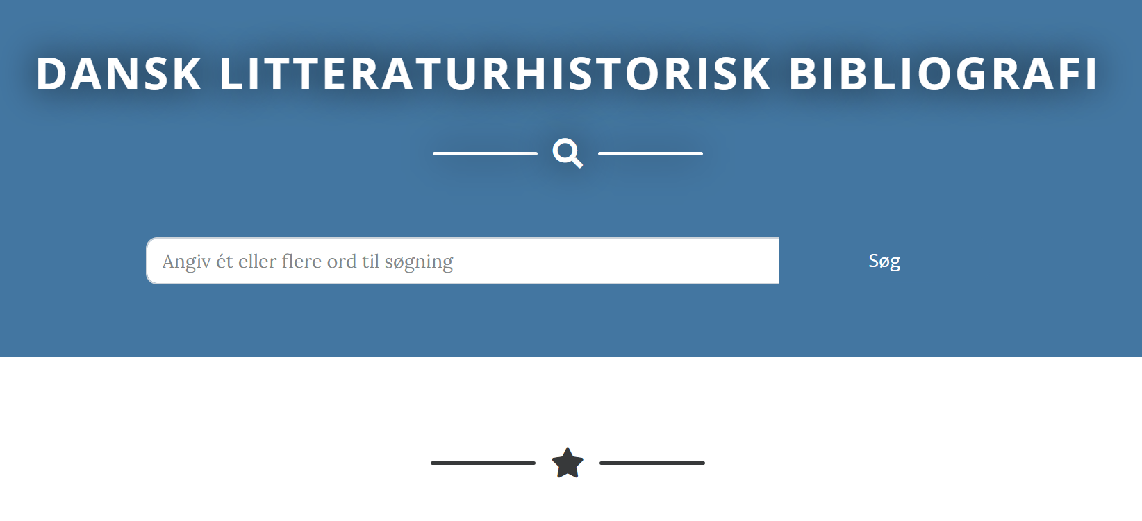 Ny og opdateret version af Dansk Litteraturhistorisk Bibliografi er nu på nettet!