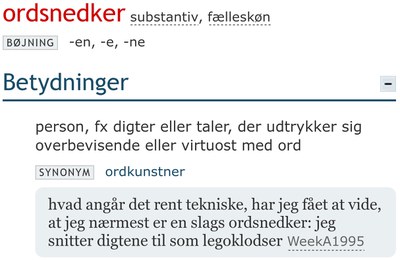 DDO: Ordsnedker