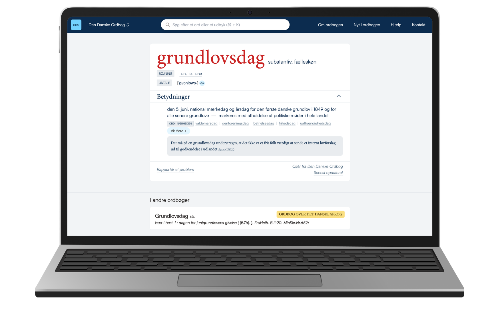 Nyt Ordnet: DDO-opslag