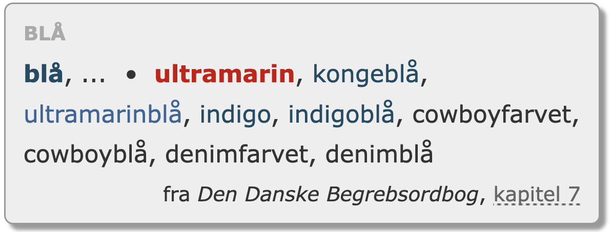 Ord i nærheden: ultramarin