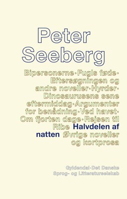 Peter Seeberg: Halvdelen af natten, forside